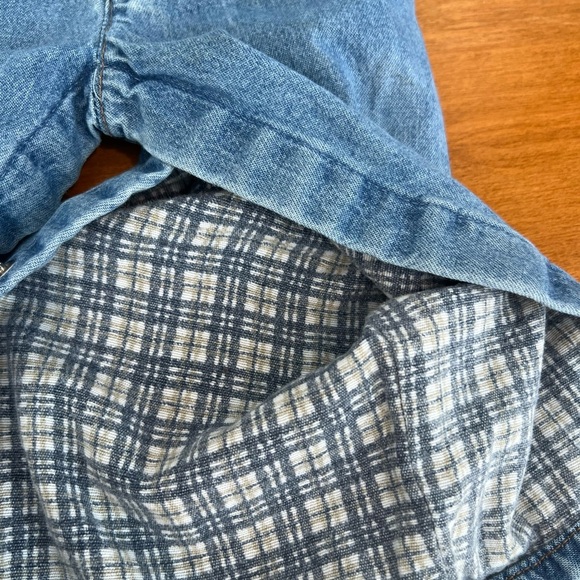 Mi-Ni-No King's Guard Flannel Lined Blue Jeans Elastic Waist - Picture 6 of 7